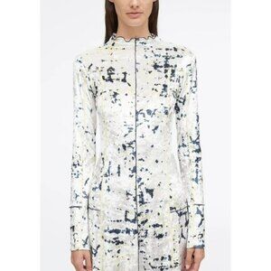 Kaleidoscope Crushed Velvet Flare Dress Medium